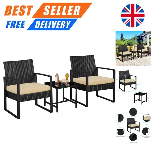Elegant piece rattan garden - 3-piece,