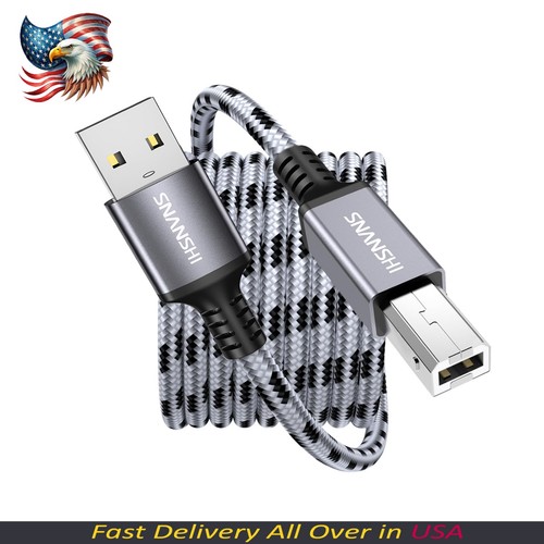 Usb printer cable 6ft - cable, nylon