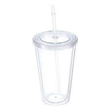 Acrylic Tumbler with Lid and