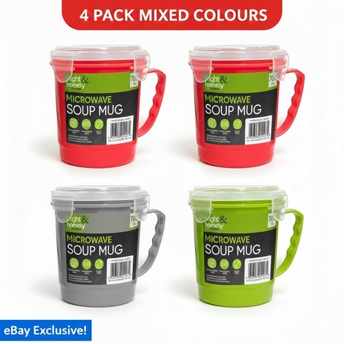 Microwave soup mug 700ml - 4,
