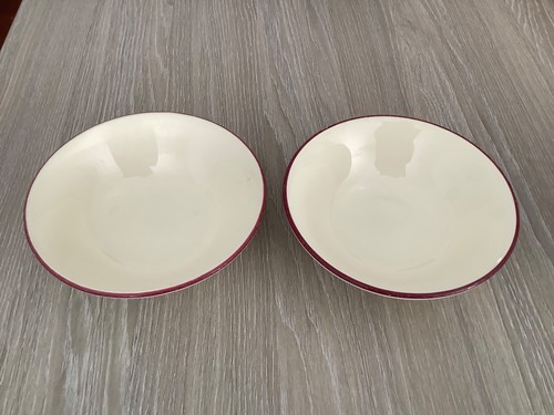 Steelite cream maroon - 2,