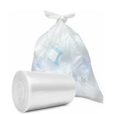 Liquipak Heavy Duty Clear Refuse Sacks 100L – 40 Large Bin Bags Recycling