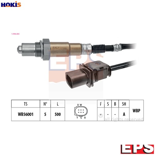 Lambda sensor 998 - lambda, 1.998.404