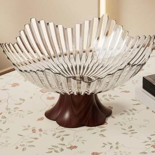 Pedestal fruit serving bowl - pedestal,