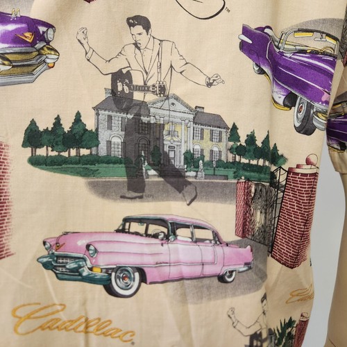 Men elvis shirt - elvis, pink