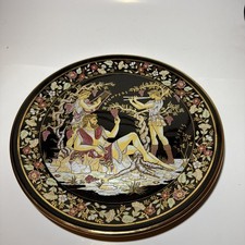 Hand Made in Greece, 24 K Gold Trimmed Porcelain/Ceramic 