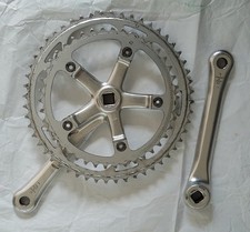 Stronglight Vintage Double Crankset Chainset 52/42 170mm