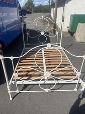 White Metal Bed Frame
