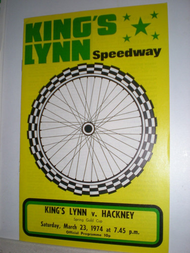 1974 speedway programme - 23/03/1974,
