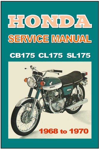 Honda workshop manual - workshop, cb175