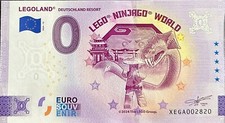 Ticket 0 Euro Legoland Lego Ninjago World Germany 2024 Various Number
