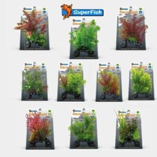 Superfish Artificial Aquarium Deco Plants On Rock Fish Tank Decoration Ornament
