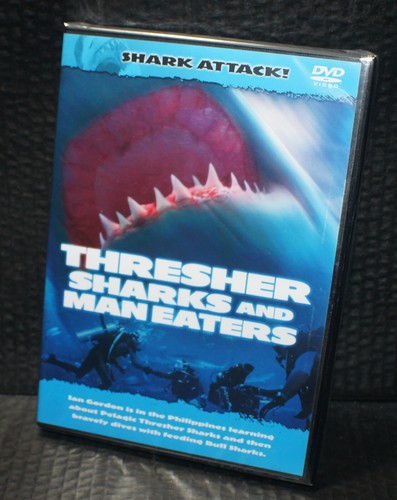 Thresher sharks and - sharks, man