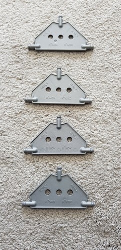 Knex grey base plates - 4,