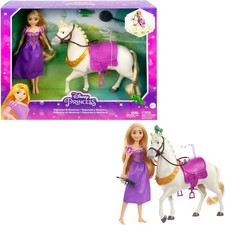 Disney Princess Toys, Rapunzel Doll with Maximus Horse HLW23