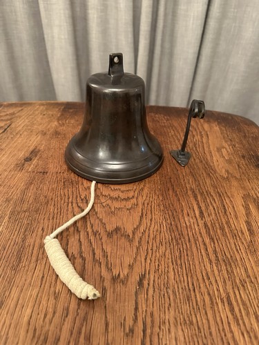 Antique brass heavy ships - brass, bell
