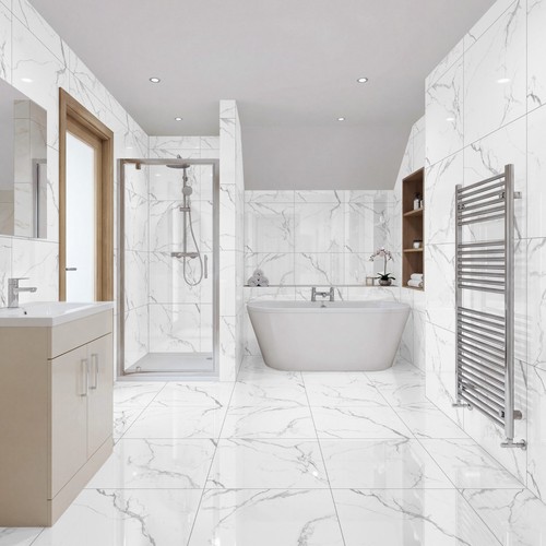 White satvario gloss 60x60 - satvario,
