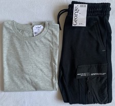 BNWT Boys Short Sleeve Relaxed Fit Top Joggers Set size 8-9 years NEXT, George