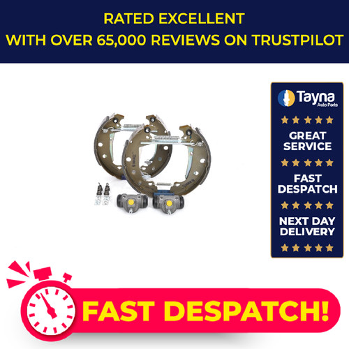 Brake shoes set fits - brake, citroen