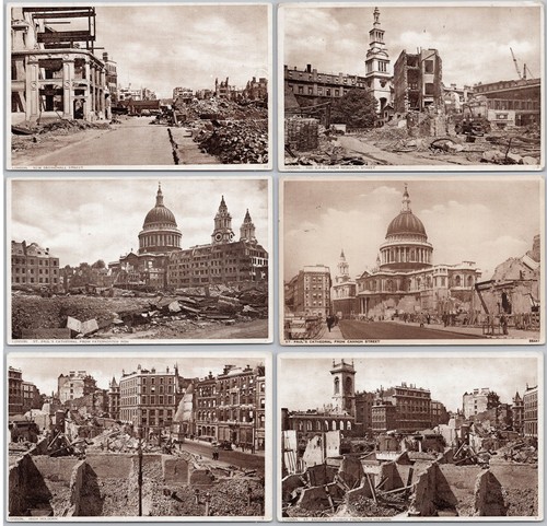 London under fire - bomb, damaged