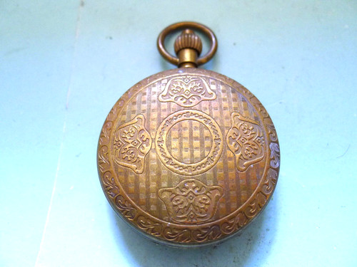 Swiss brass hand wind - brass, hunter