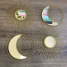 Moon sun starburst mirrors - moon/sun,