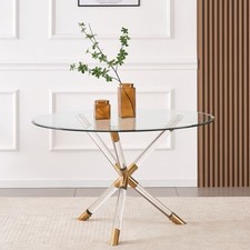 Vidrio Round Glass Dining