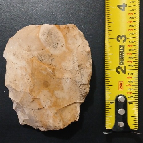 Flint flaked hand adze - flint,