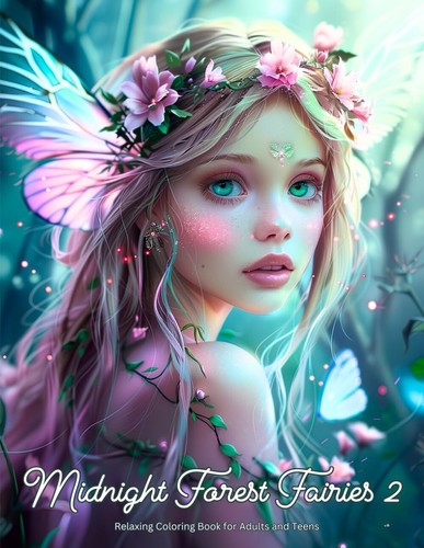Midnight forest fairies - forest,