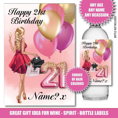 Personalised birthday bottle - personalised,