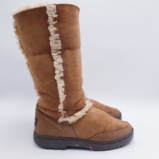 UGG Australia Sundance II 5325 Chestnut Brown Sheepskin Winter Boots Womens 8