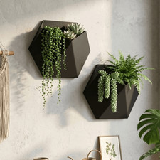 Geometric Hexagonal Flower Pot