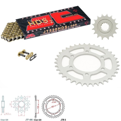 G310 chain and sprocket kit - r,