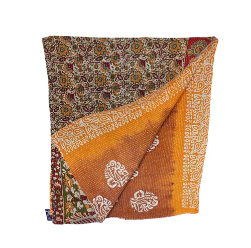 Kantha cotton throw fair - cotton, trade