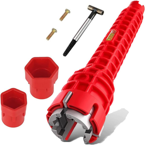 Basin wrench and tap - wrench,