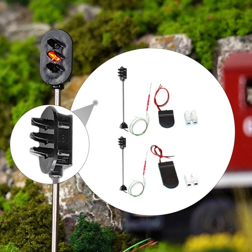 Model train traffic lights - model,