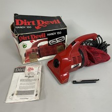 Dirt Devil Handy 150 Handheld Red Vacuum Cleaner Design | BOXED | Car Stairs Zip