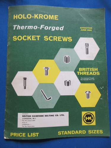 Holo krome socket screws - socket,