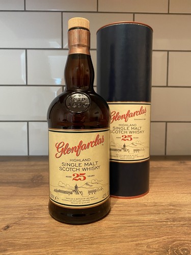 Empty glenfarclas year old - empty,