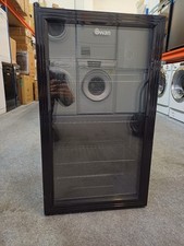 Swan 80L Freestanding Undercounter Fridge In Black - SR12030BN