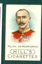 HILL - BOER WAR GENERALS, Maj-Gen. SIR WILLIAM GATACRE 1901 ISSUE  TYPE CARD