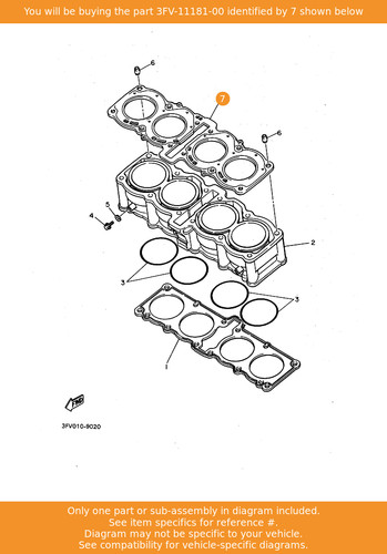 Yamaha gasket cylinder - yamaha, gasket,