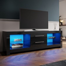 High Gloss Black TV Unit