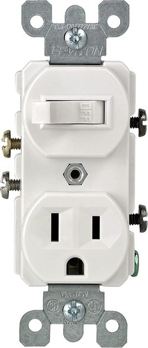 Leviton 5225 combo - combo, switch