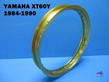 YAMAHA XT600Y  1984-1990 GOLD ALUMINIUM WHEEL RIM SIZE 17X2.50  (ma6844)