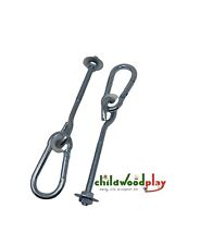 M10 Swing Hooks For Kids Climbing  Frames Swing Sets / 2 hooks 10mm x 100mm