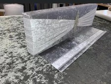 Silver white crushed velvet - silver,