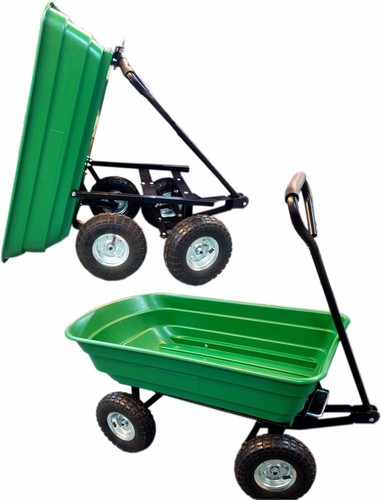 Garden dump trolley heavy load - trolley,