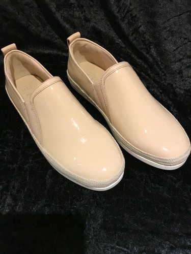 Ladies cream patent s - ladies, m