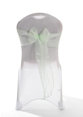 Mint green organza - mint,